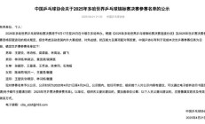 九游体育:2025多哈世乒赛国乒参赛名单公布